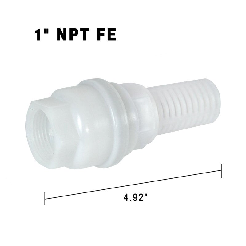 BACOENG 1" NPT PVC Foot Valves w/Strainer for Well Pump, Water Pump Check Valve Accessories - Image 3
